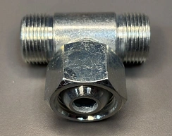 Адаптер тройник DK 16x1,5 (Ш) - DK 16x1,5 (Г) - DK 16x1,5 (Ш)