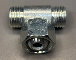 Адаптер тройник DK 20x1,5 (Ш) - DK 20x1,5 (Г) - DK 20x1,5 (Ш)